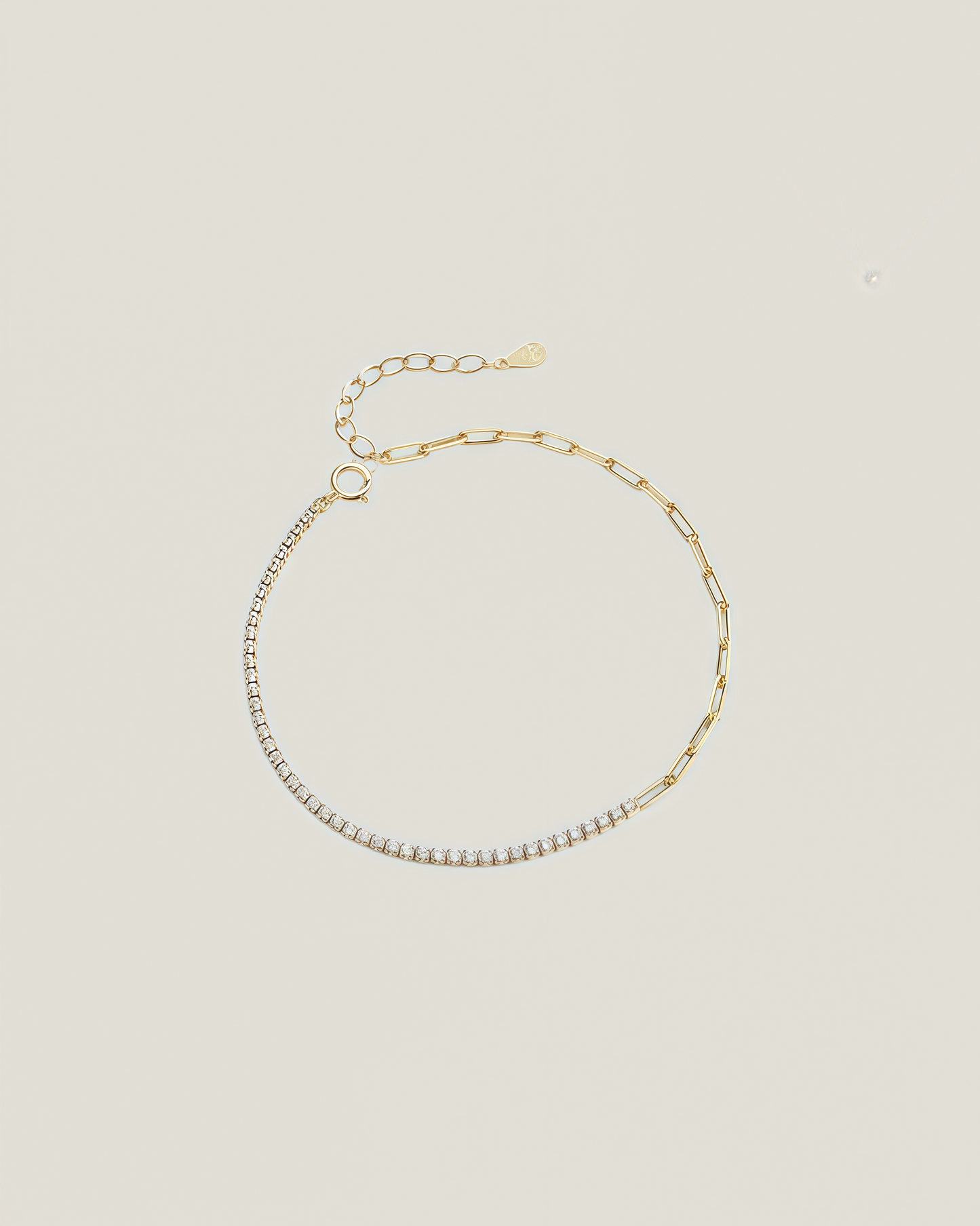 Tennis Link Bracelet - Gold