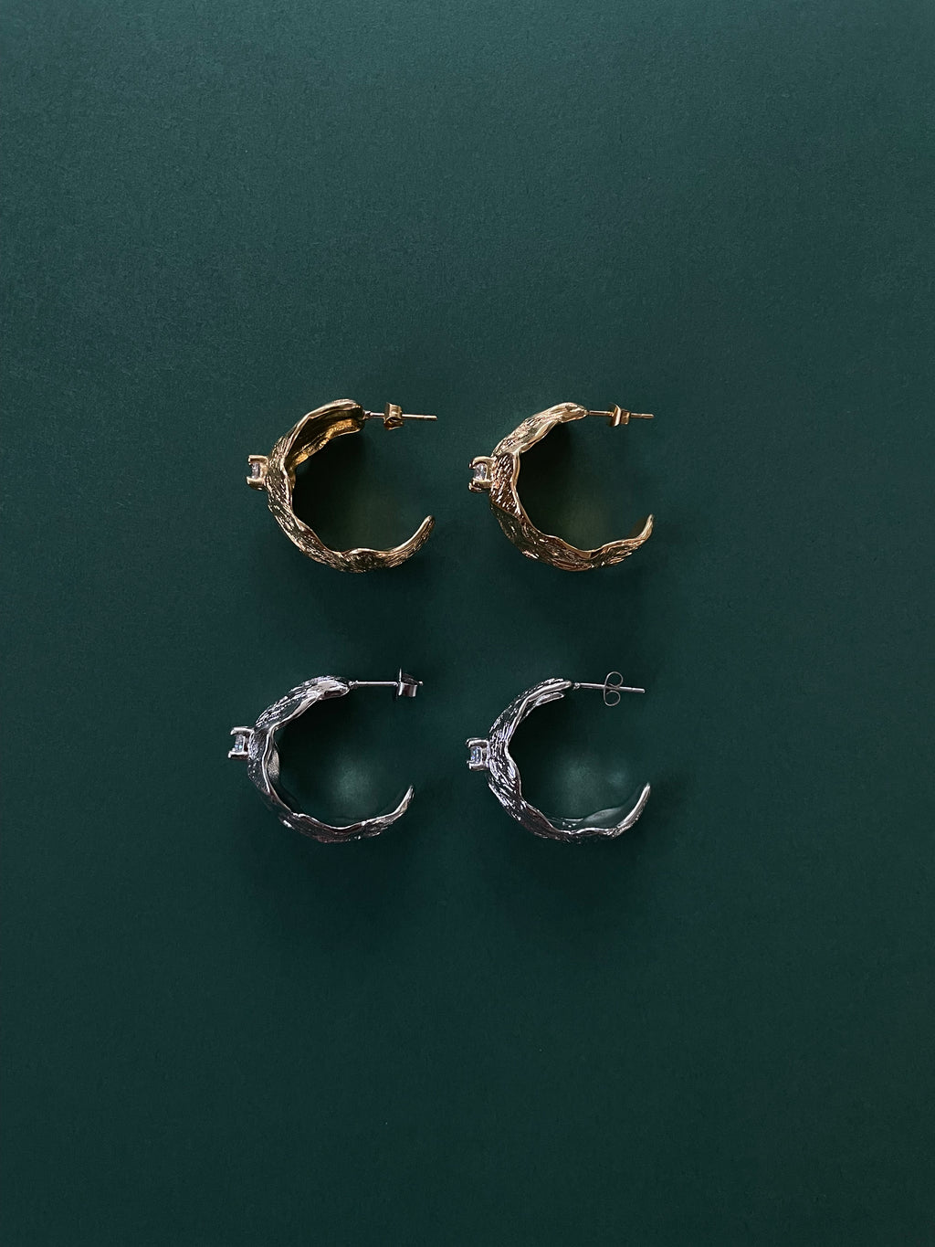 Blaze Hoops - Gold