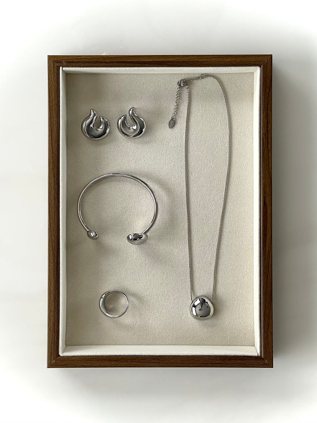 Celon Earrings - Silver