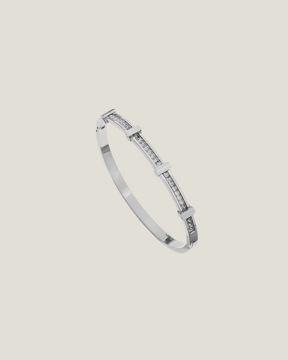 Celestia Bangle - Silver