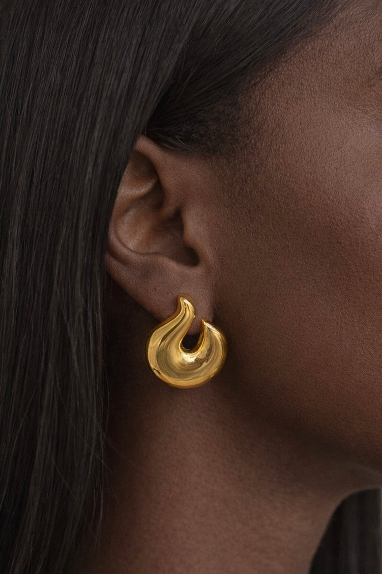 Celon Earrings - Gold