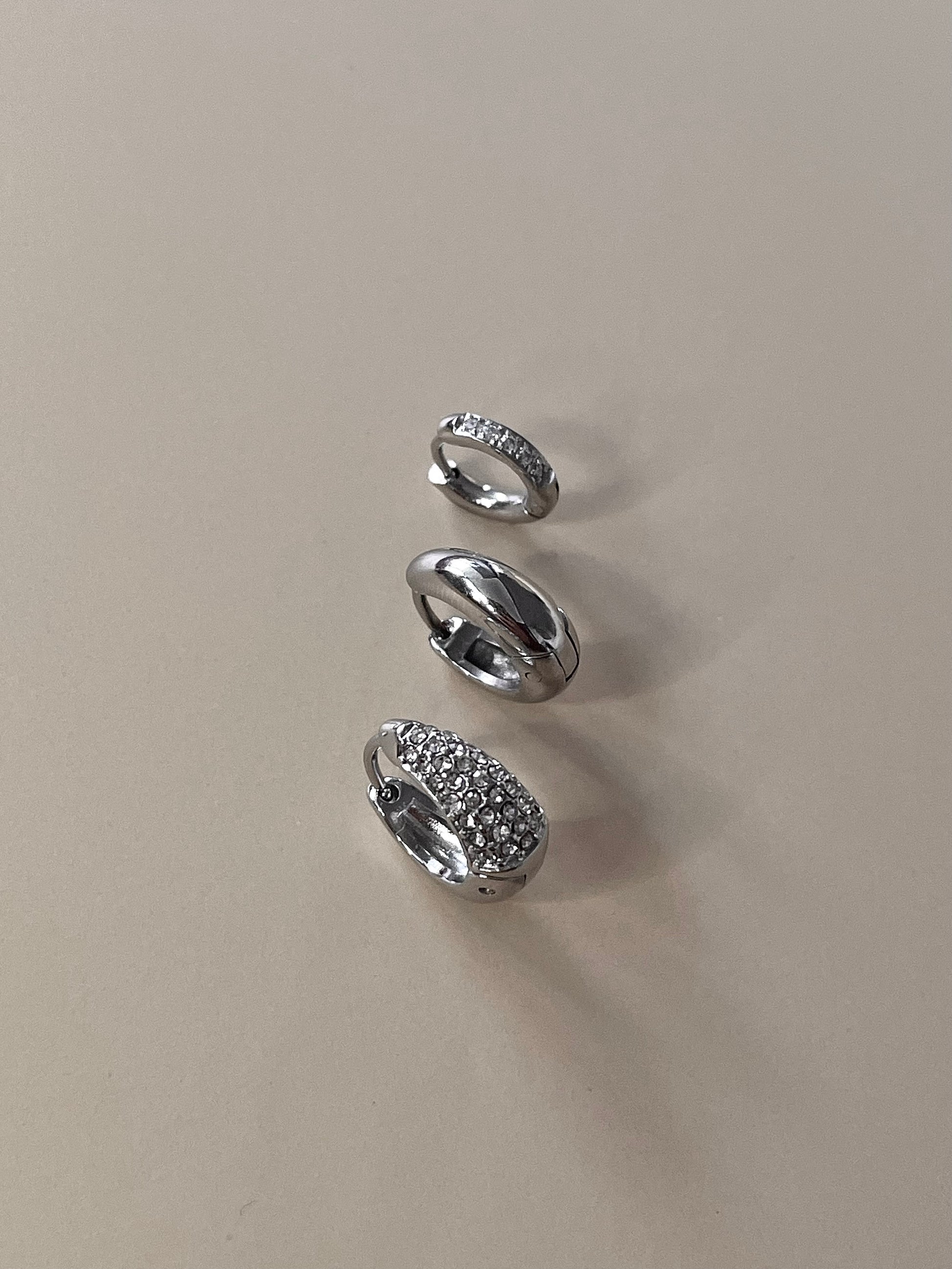 Orabelle Huggies - Silver