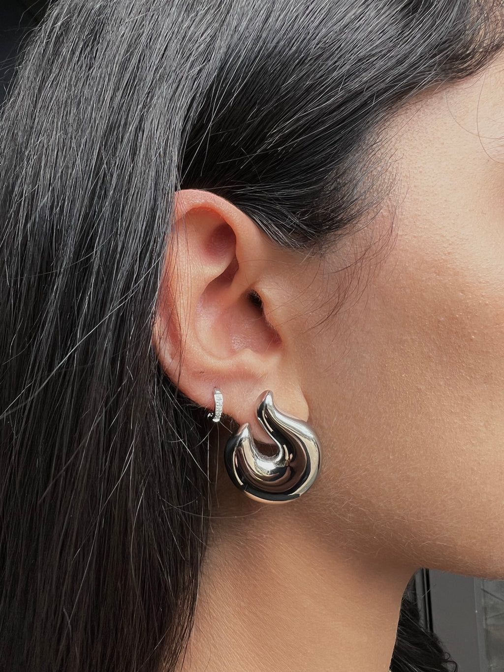 Celon Earrings - Silver