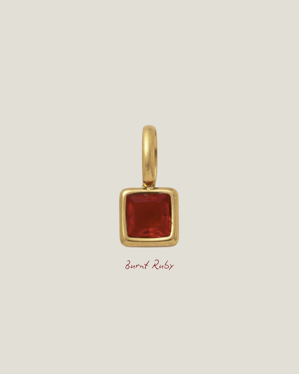 Prisma Charm - Burnt Ruby
