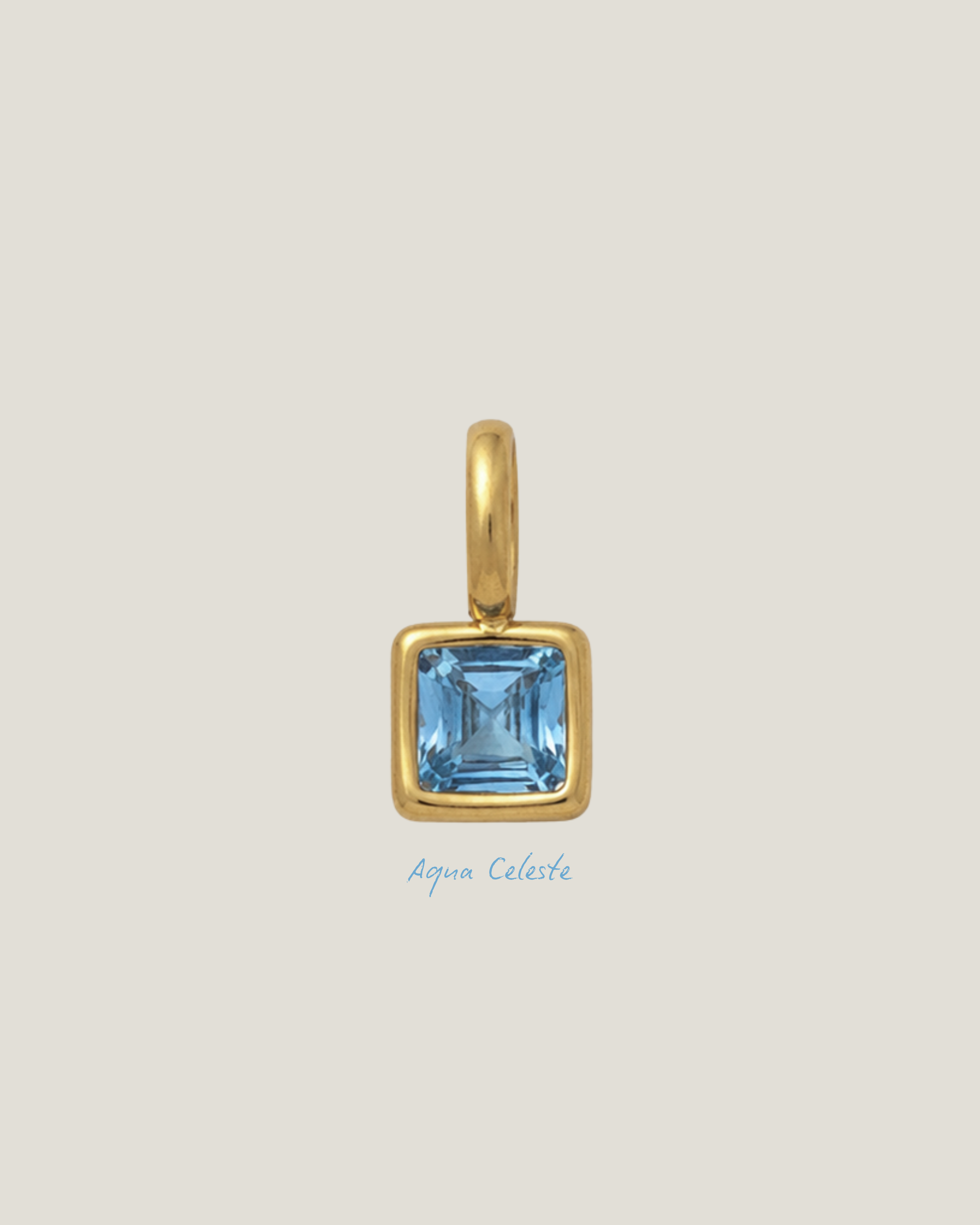 Prisma Charm - Aqua Celeste