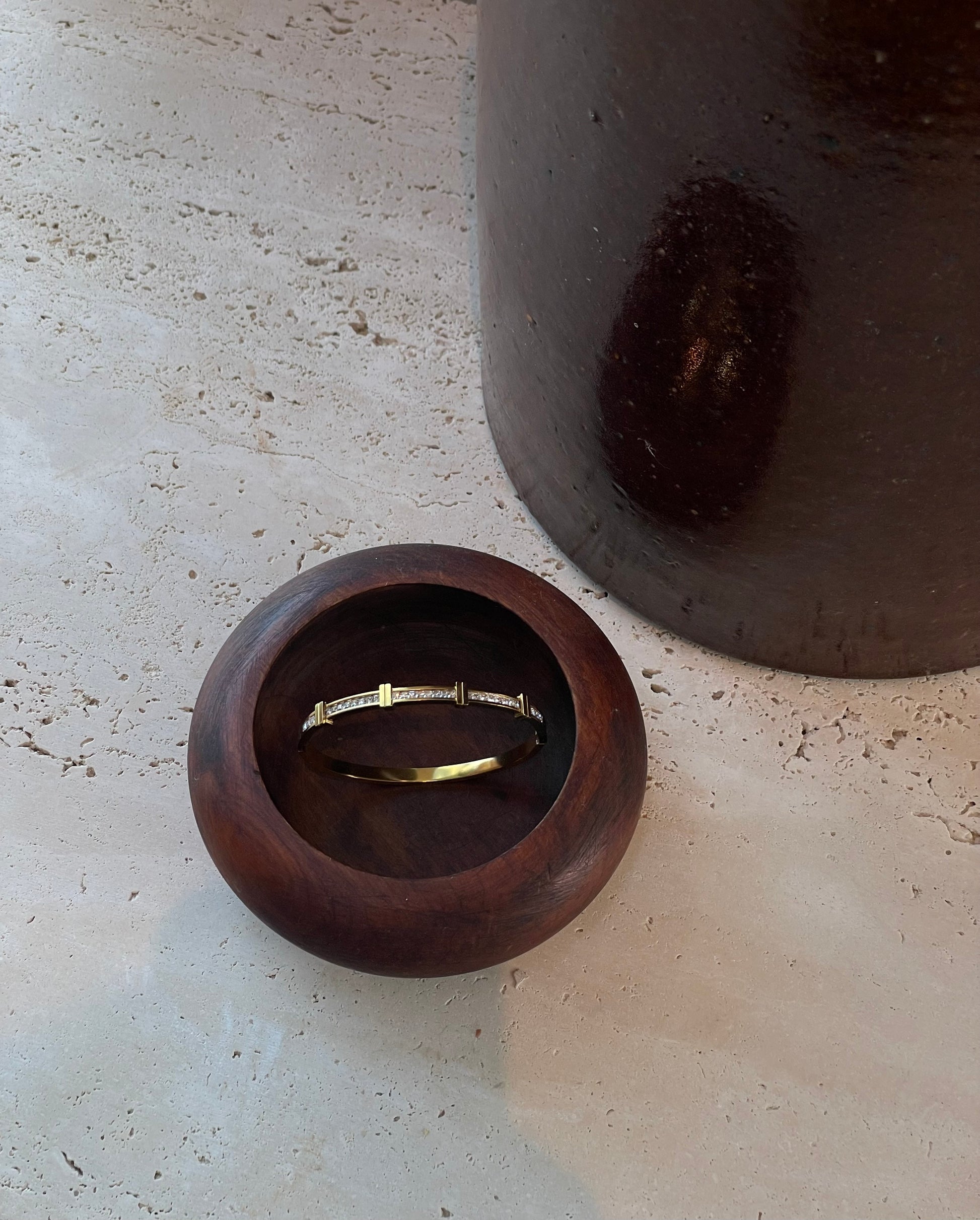 Celestia Bangle - Gold