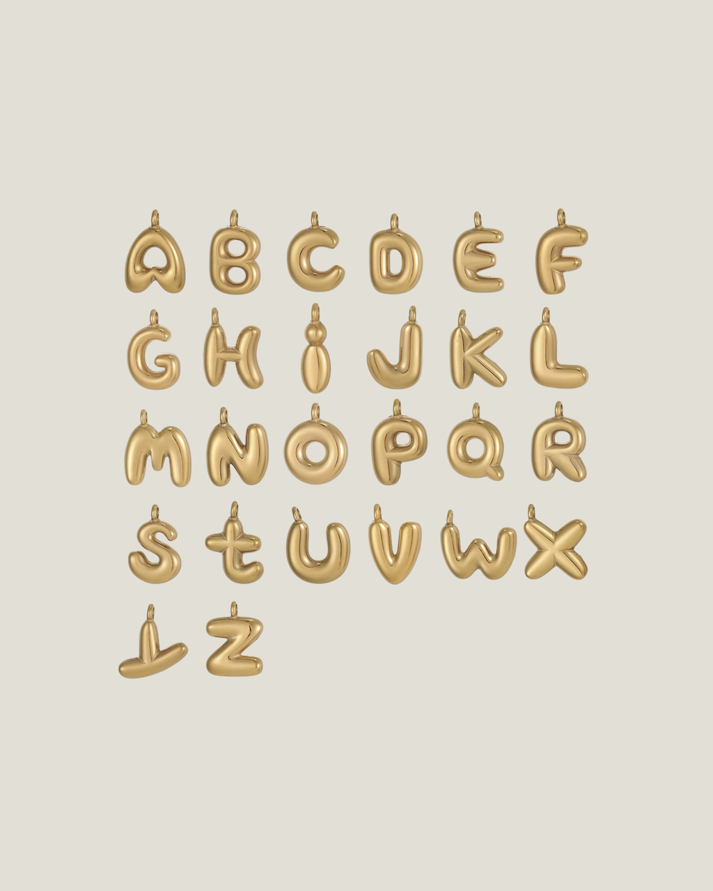 Bubble Letter Pendant