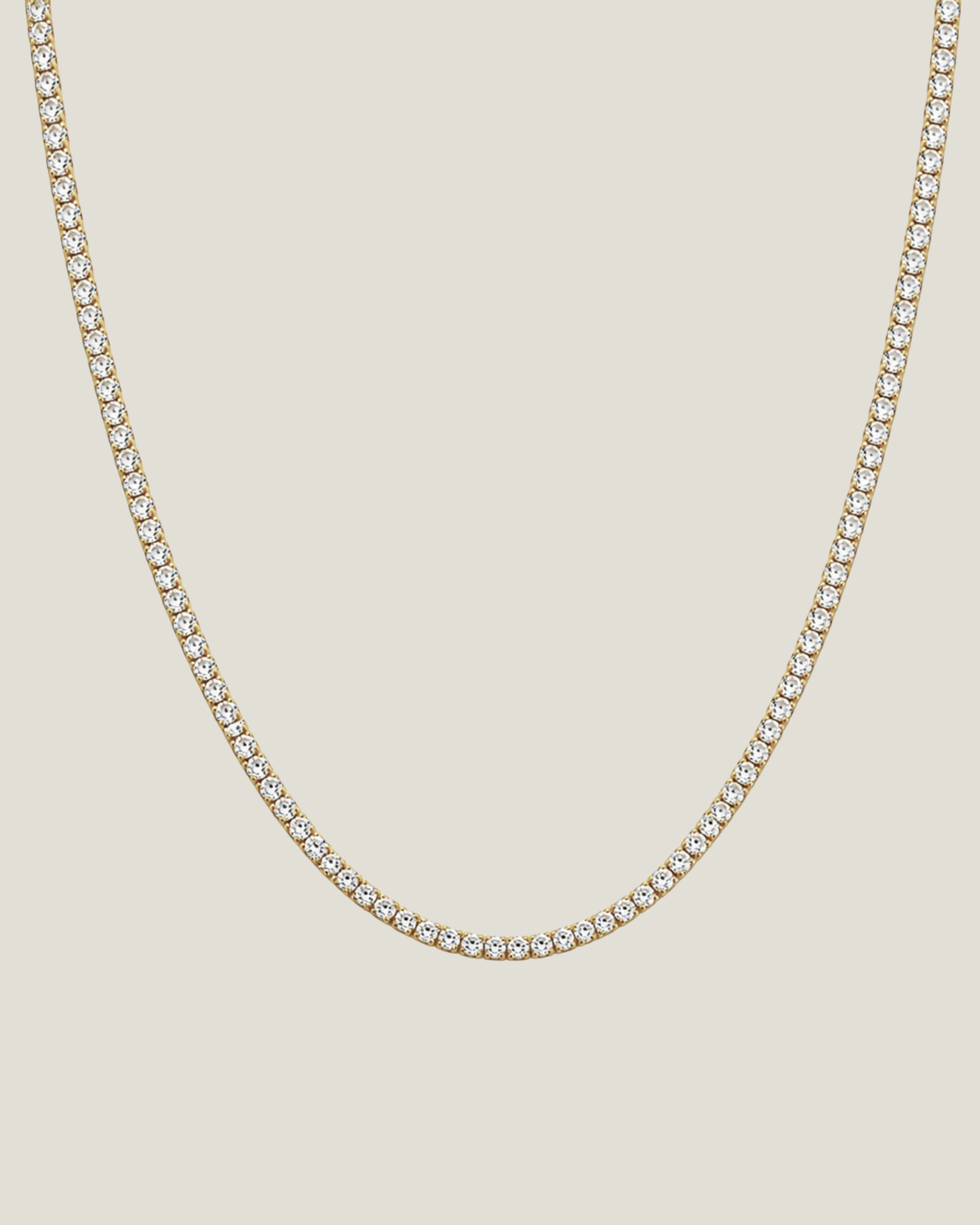 Diana Tennis Necklace - 3mm