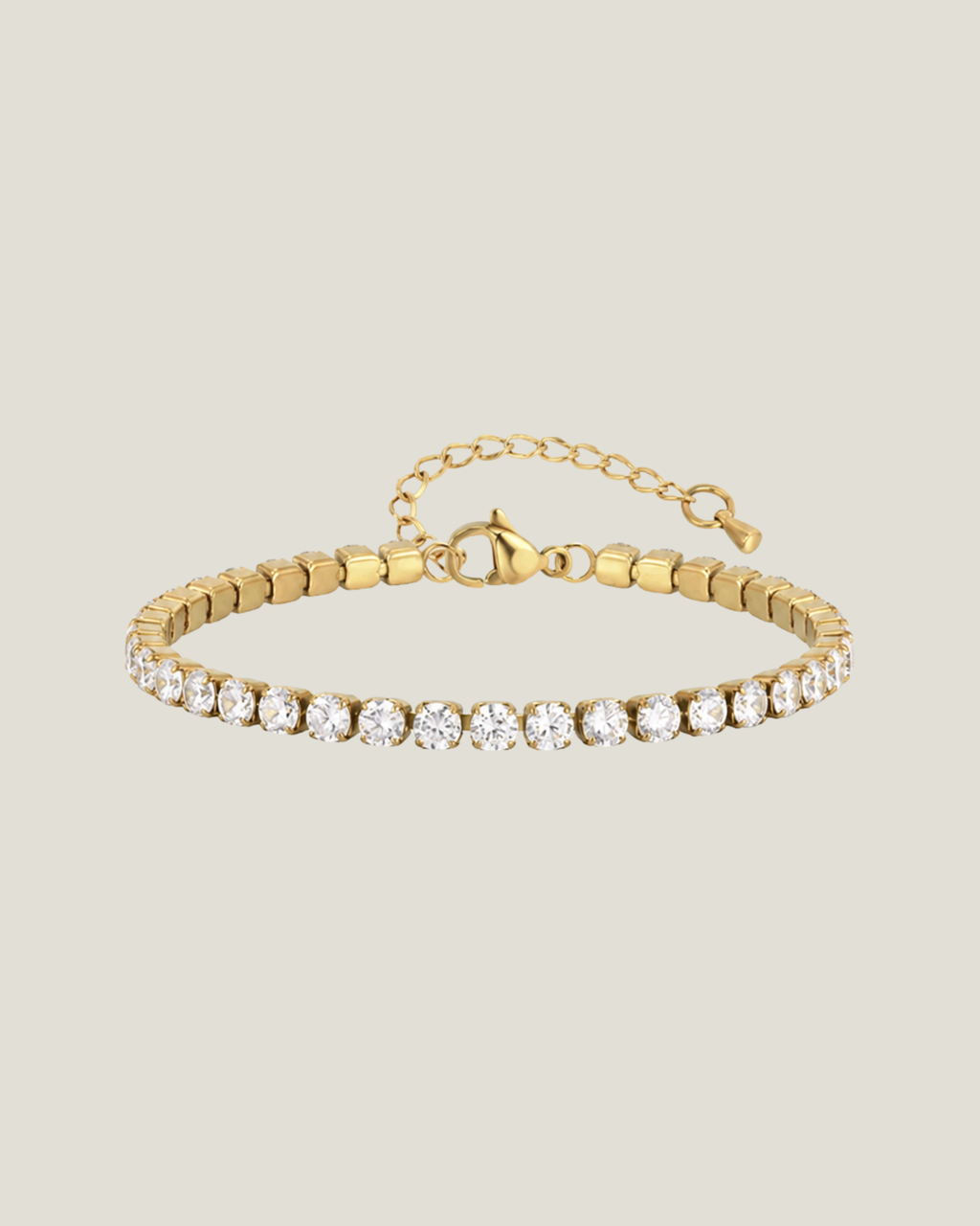 Diana Tennis Bracelet 5mm - Gold