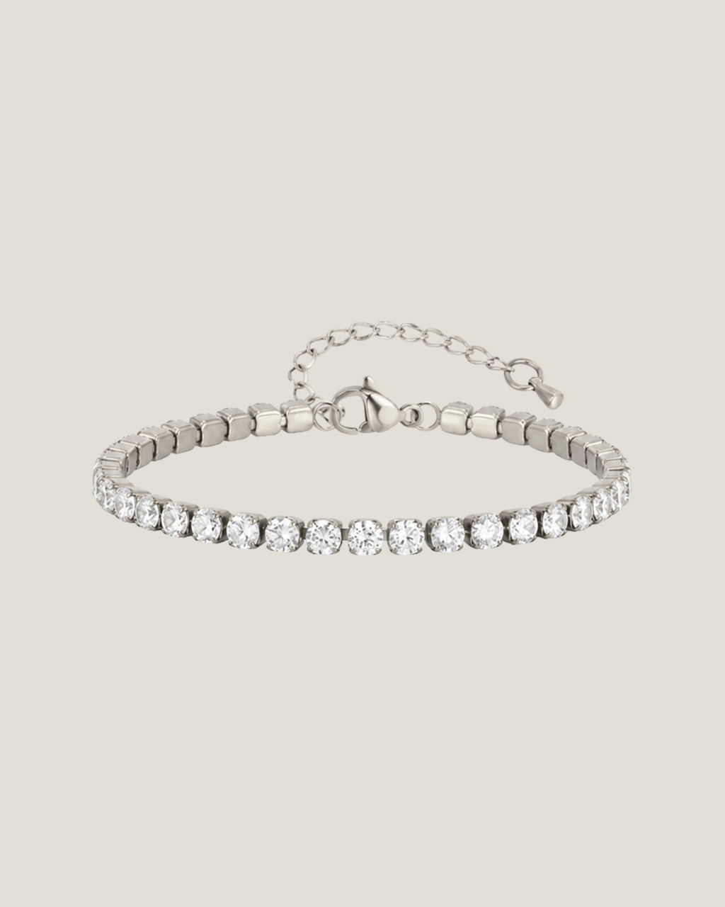Diana Tennis Bracelet 5mm - Silver
