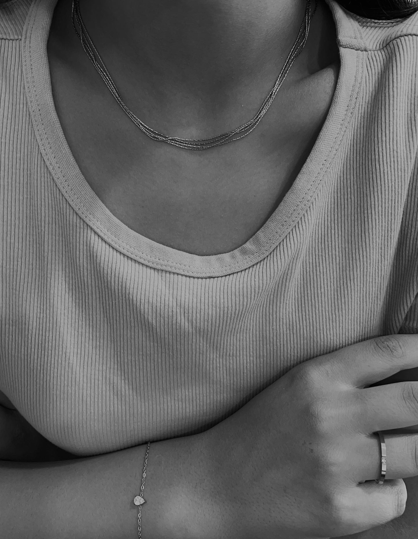 Gleam necklace - Silver