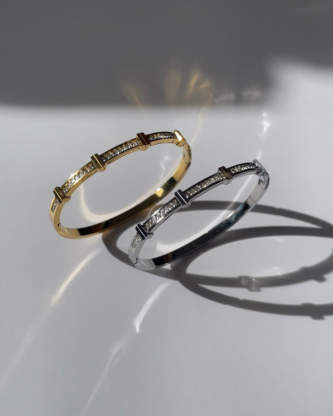 Celestia Bangle - Silver