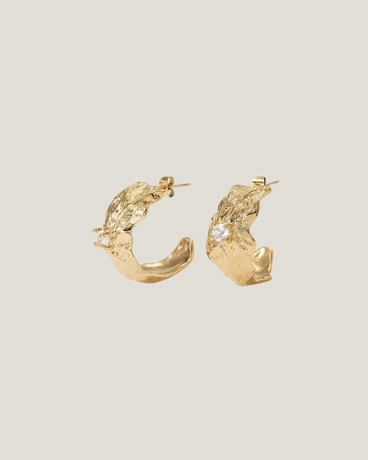 Blaze Hoops - Gold